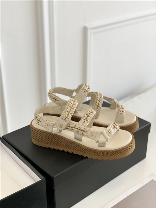 Best Replica chanel platform sandals womens - Colareps