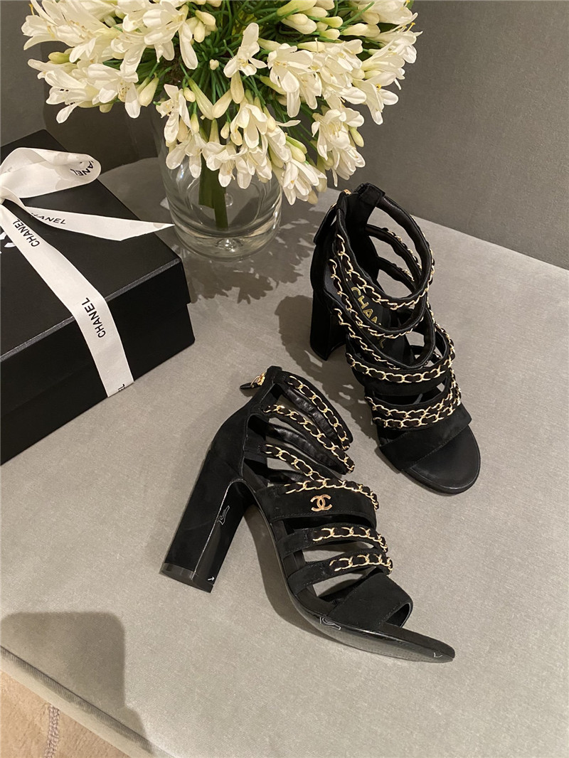 Best Replica Chanel heels Roman sandals - Colareps