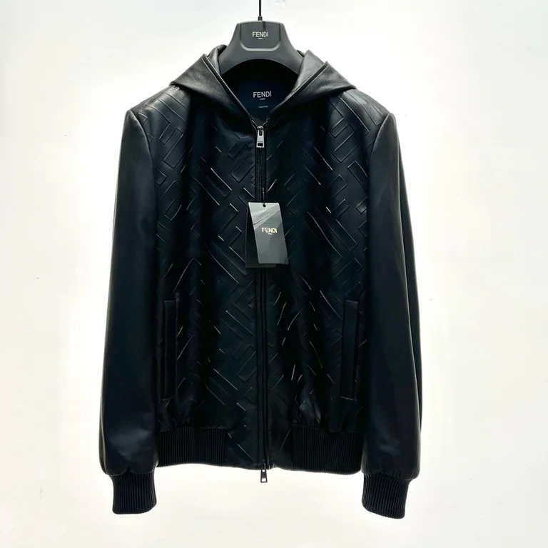 Best Replica 2022ss Fendi Real leather Jacket - Colareps