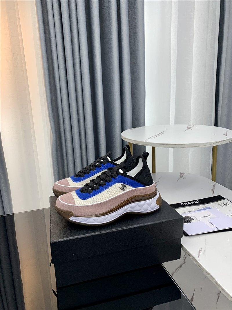 Best Replica Chanel new color matching casual sneakers - Colareps