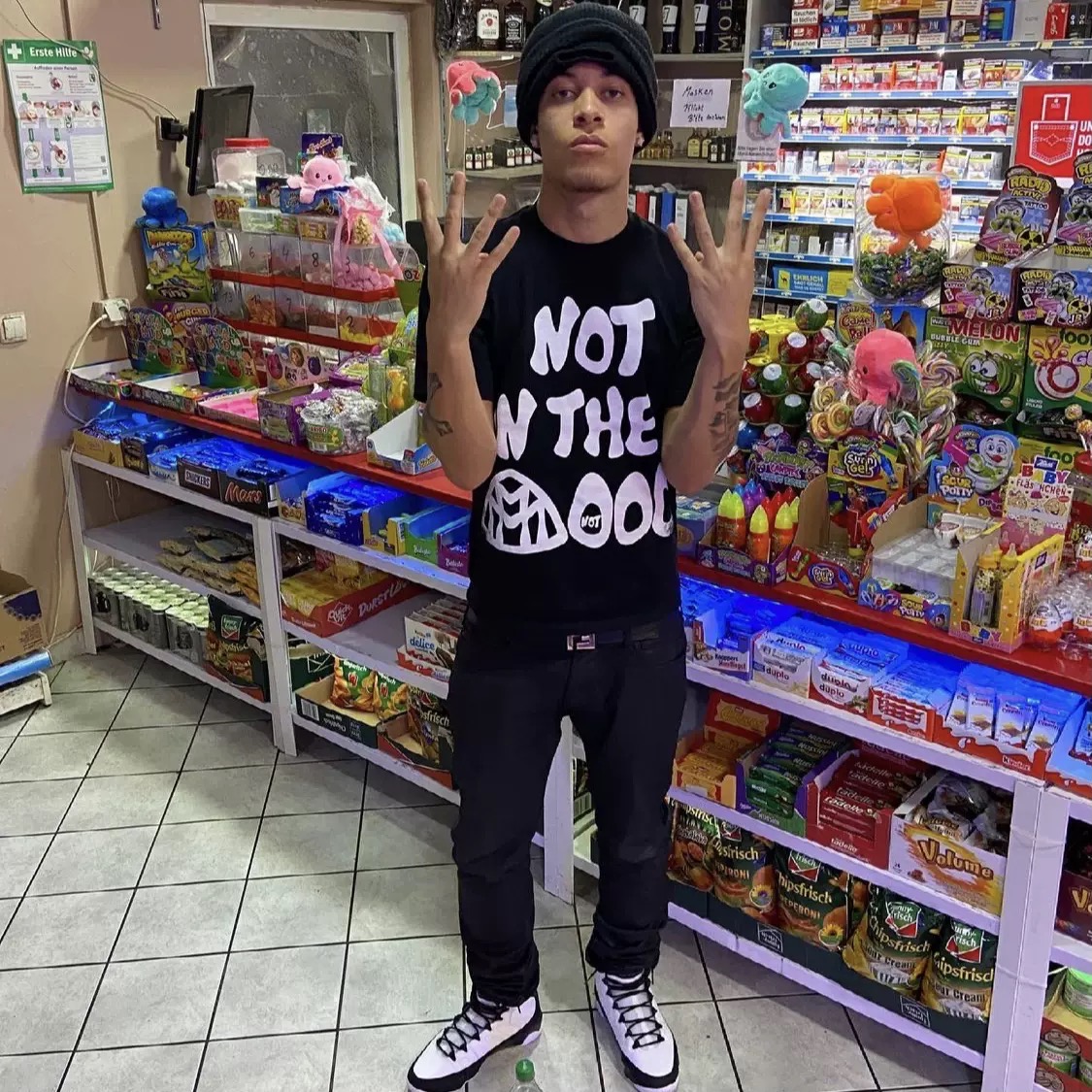 Best Replica [Buy more Save more]1:1 quality version Mood Swings big letters logo tee - Colareps