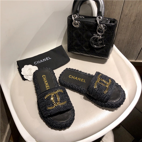 Best Replica chanel hand woven slippers - Colareps
