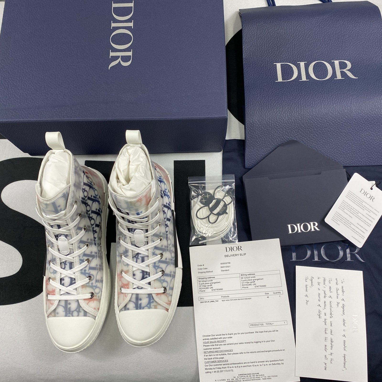 Best Replica Dior B23 High Top Sneaker 14 - Colareps