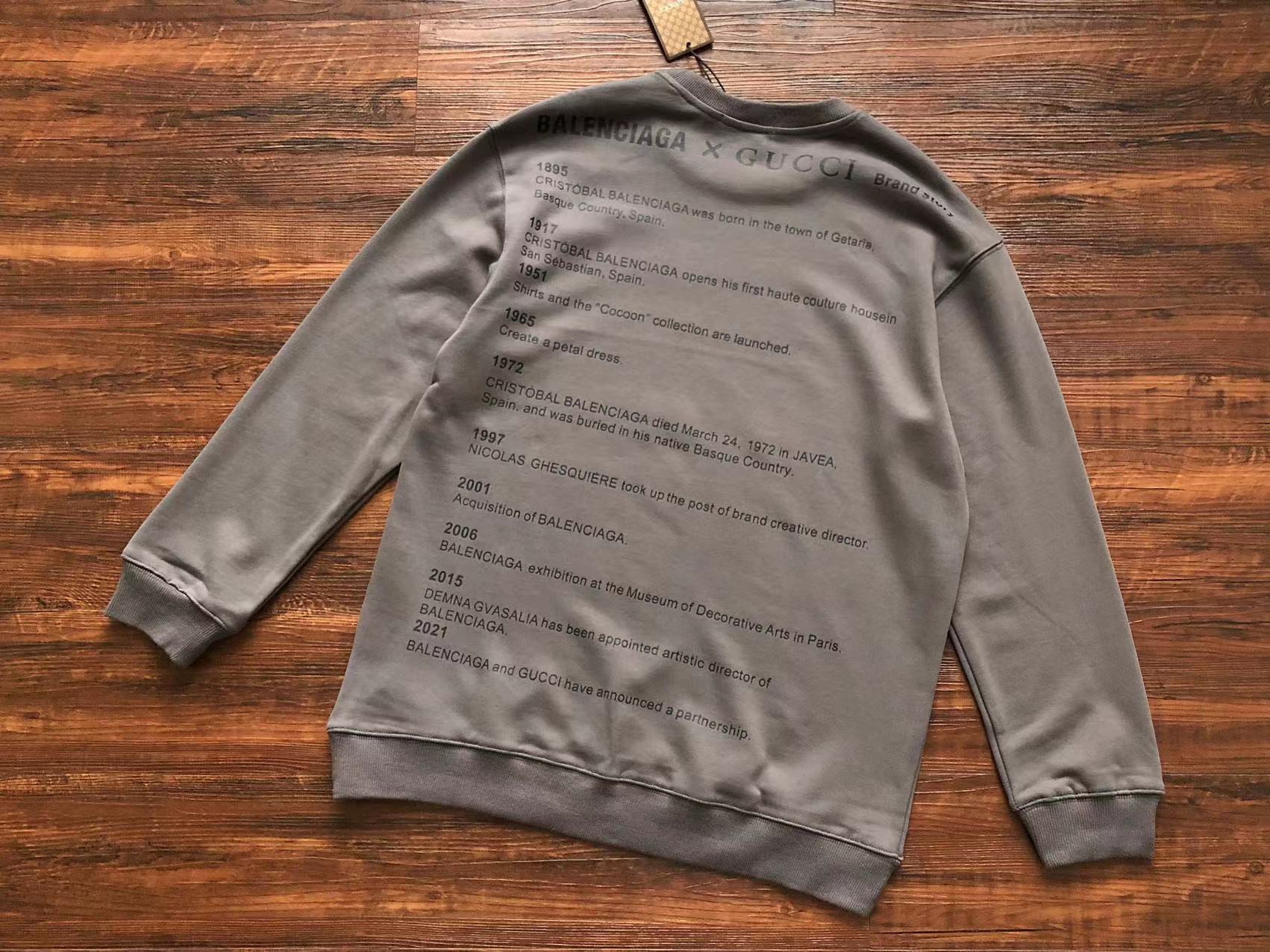 Best Replica Gucci x Balenciaga Sweatshirt - Colareps