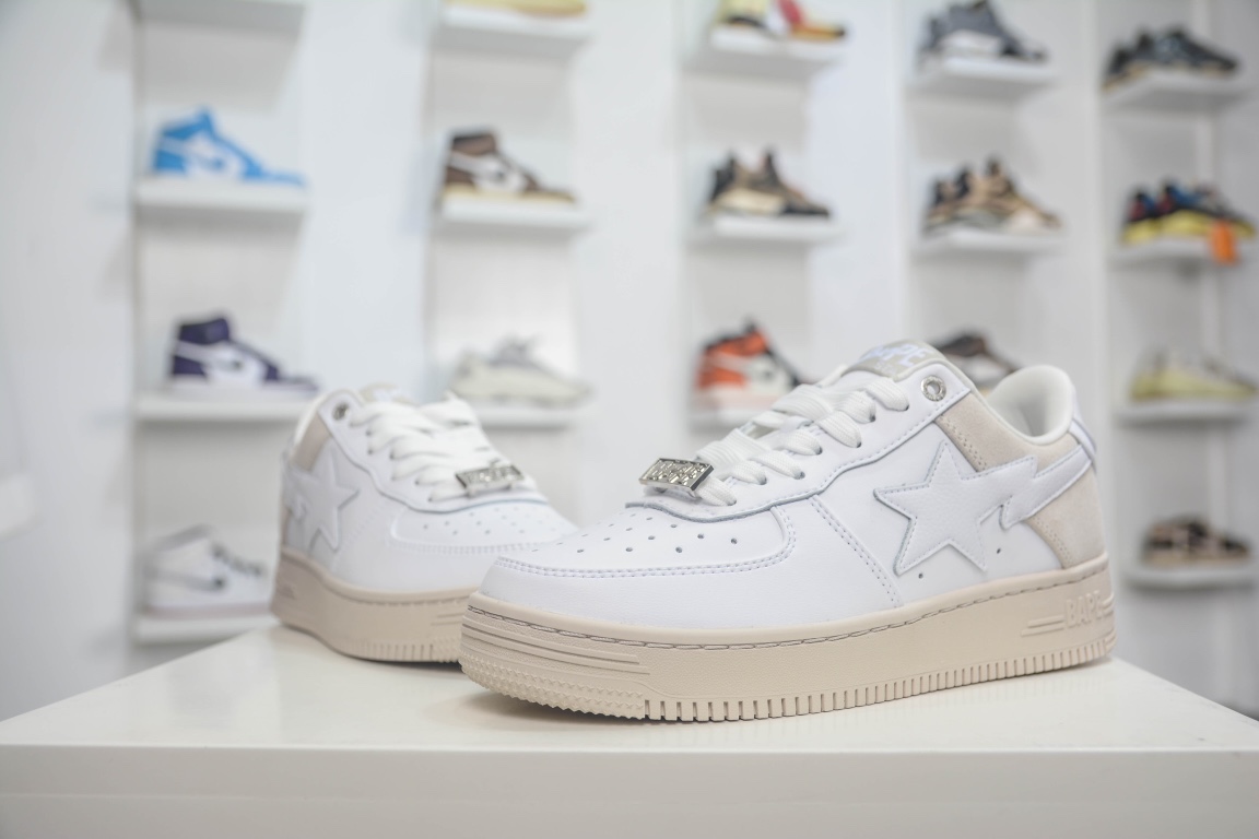 Best Replica A Bathing Ape Bape Sta Low Cloud White - Colareps
