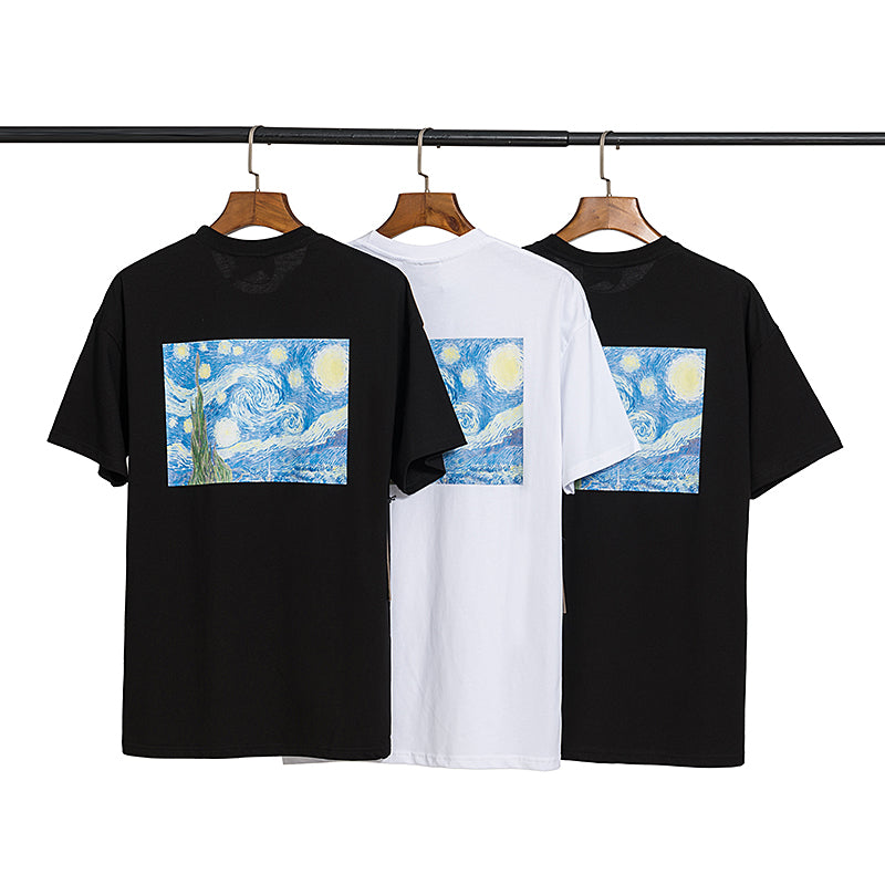 Best Replica Fear of God Replica Essentials Van Gogh Cotton T Shirt 931 - Colareps