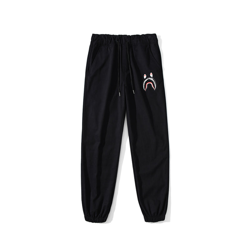 Best Replica BAPE Shark Track Pants Sweatpants Black Khaki HDCP8786 - Colareps