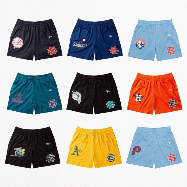 Best Replica Eric Emanuel EE logo shorts 10 colors - Colareps