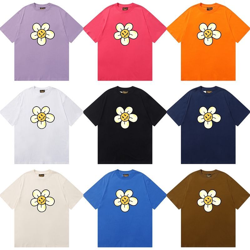 Best Replica Drew Flower Cotton T-Shirt - Colareps