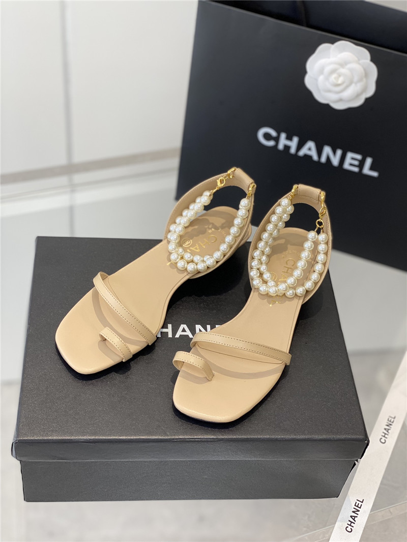 Best Replica chanel pearl sandals - Colareps