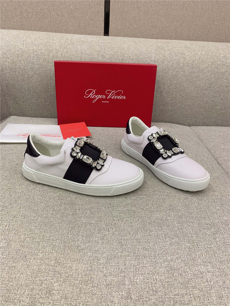 Best Replica Roger vivier new diamond buckle casual shoes - Colareps