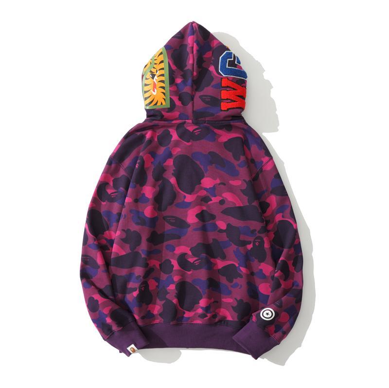Best Replica BAPE 1st Color Camo Shark Double Full Zip Hoodie - Colareps