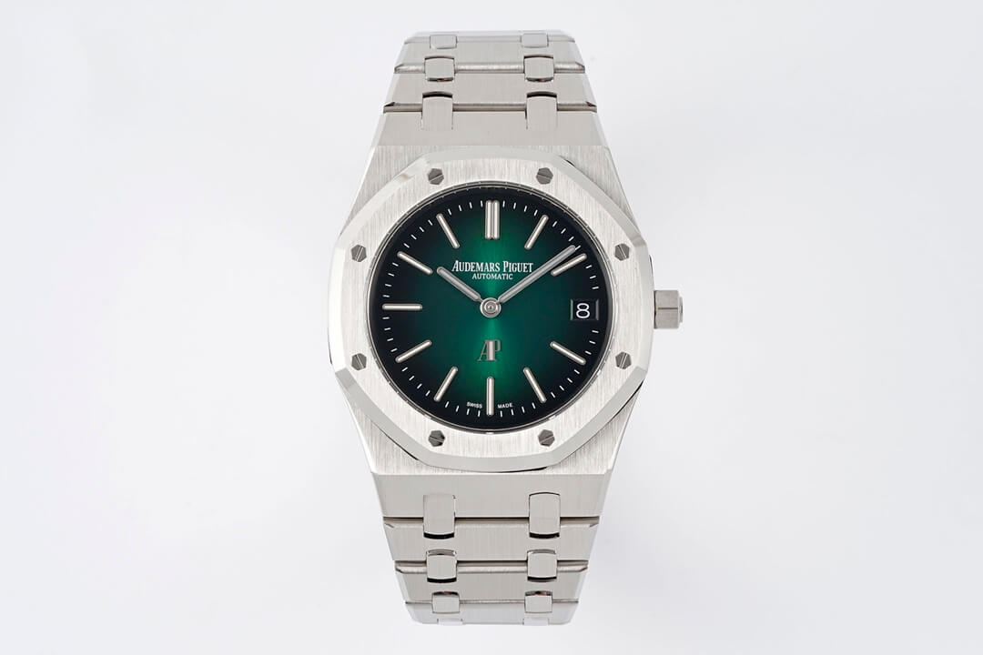 Best Replica Replica Audemars Piguet Royal Oak 16202PT.OO.1240PT.01 1:1 Best Edition ZF Factory Green Dial - Colareps