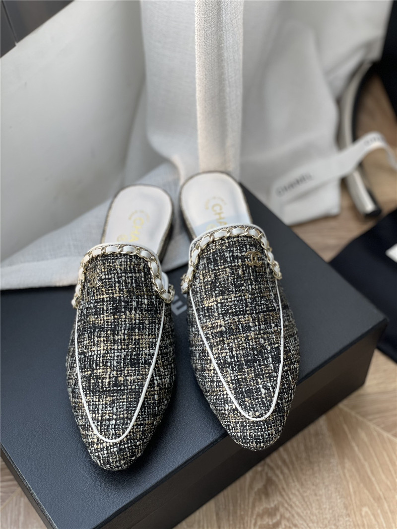 Best Replica chanel classic chain slippers - Colareps