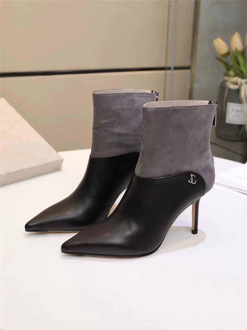 Best Replica Jimmy Choo Pearl Heels Dupe pointed high heel ankle boots - Colareps