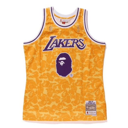 Best Replica BAPE LOS ANGELES LAKERS JERSEY - Colareps