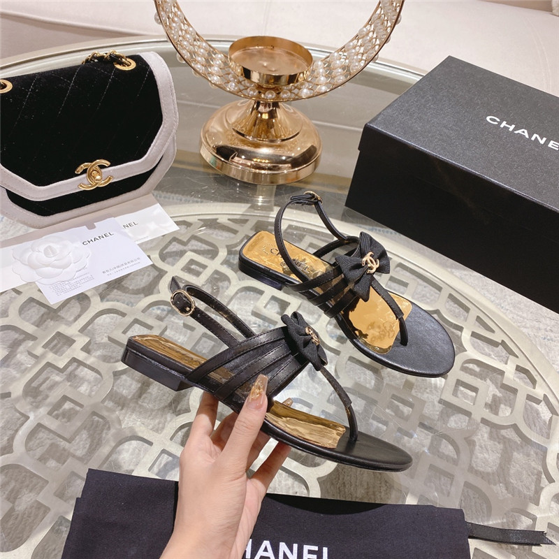 Best Replica Chanel new bow series sandals - Colareps