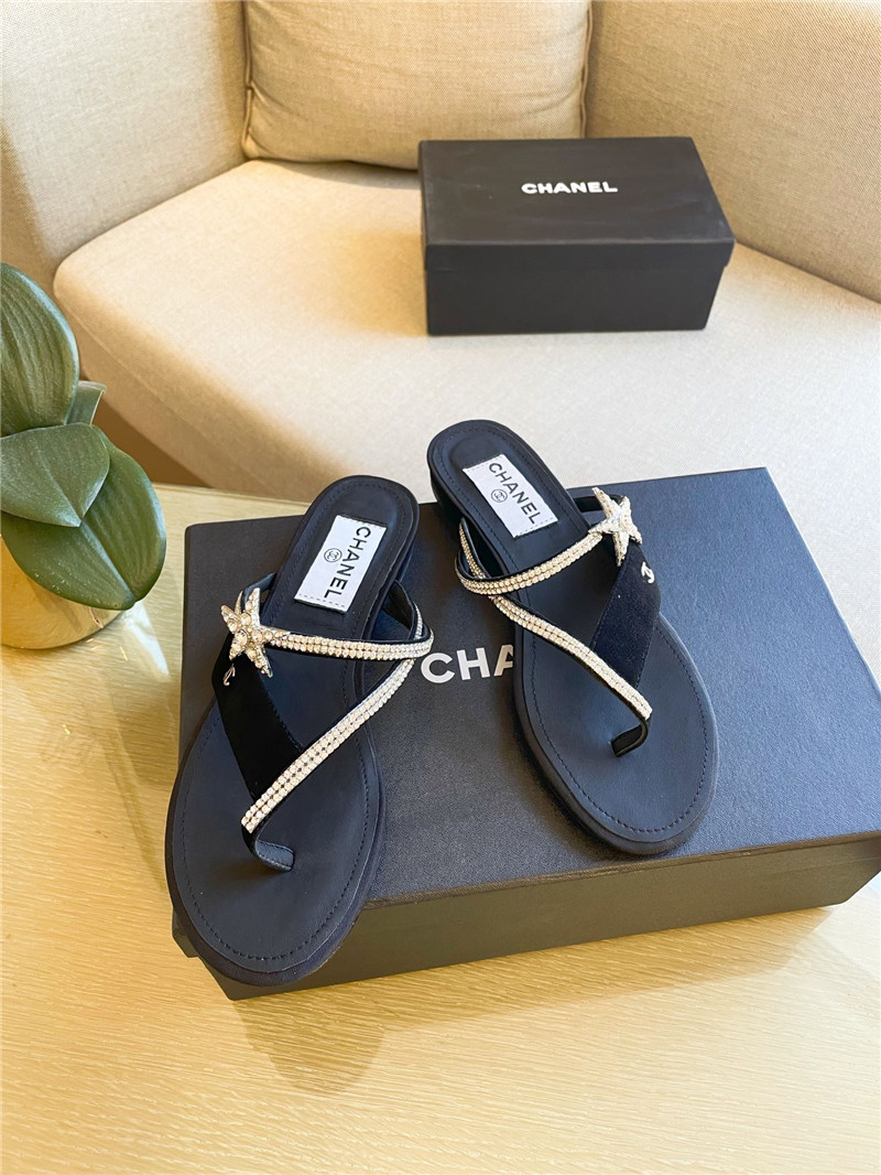 Best Replica Chanel Flat Dupes slippers - Colareps