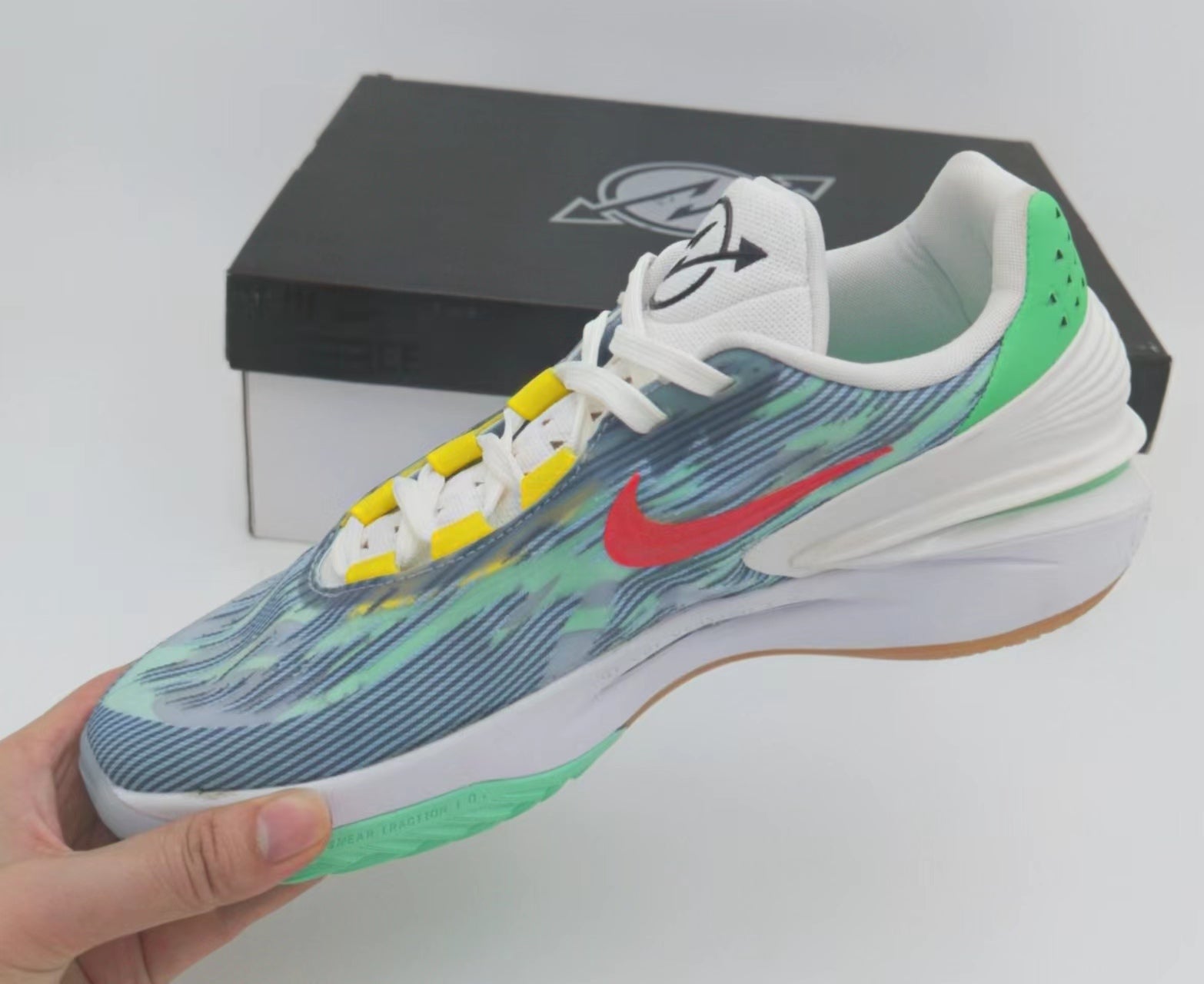 Best Replica NIKE ZOOM GT CUT 2 x BLUE GREEN GUM - Colareps