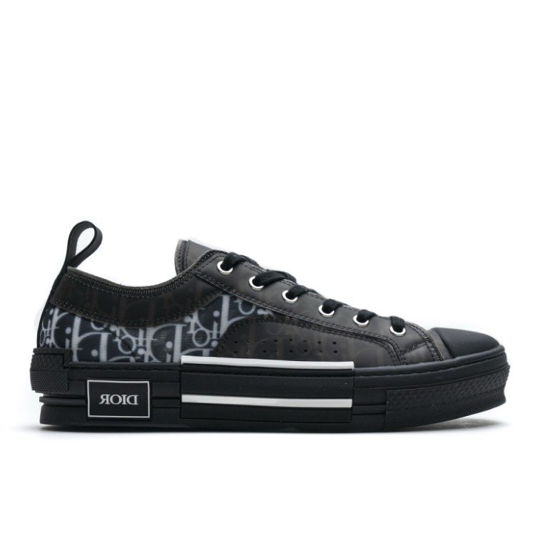 Best Replica Converse Dupes Dior B23 HT Oblique Transparency Low H565 White Black - Colareps