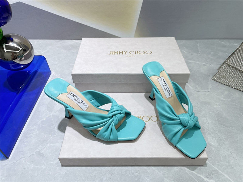 Best Replica jimmy choo bow heels dupe square toe bow sandals - Colareps