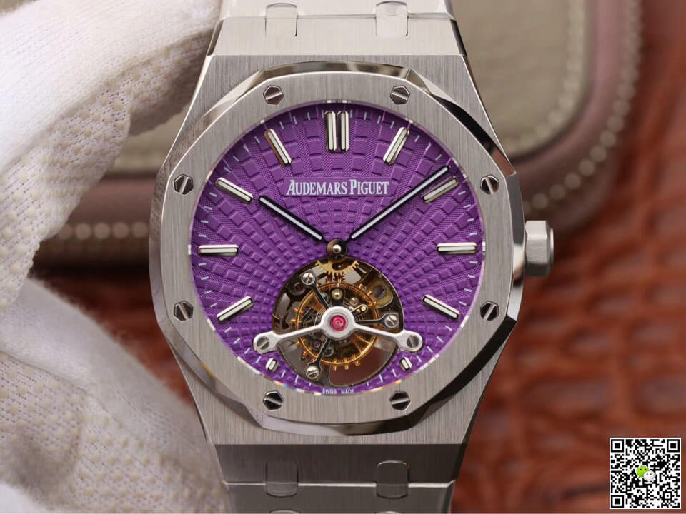 Best Replica Replica Audemars Piguet Royal Oak Tourbillon 26522ST.OO.1220ST.01 1:1 Best Edition JF Factory Stainless Steel - Colareps