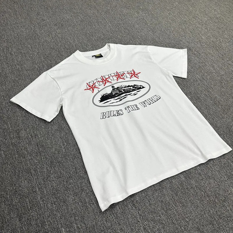 Best Replica Star Castle Print Short Sleeve tee 2 colors - Colareps