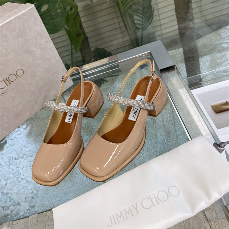 Best Replica Jimmy Choo joezie series flat square toe shoes - Colareps