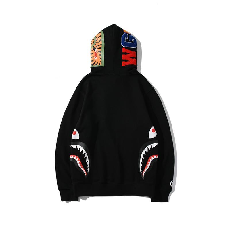 Best Replica Bape Black Full Zip Hoodie - Colareps