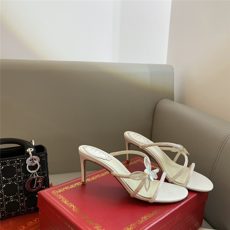Best Replica Rene Caovilla latest butterfly tie sandals - Colareps