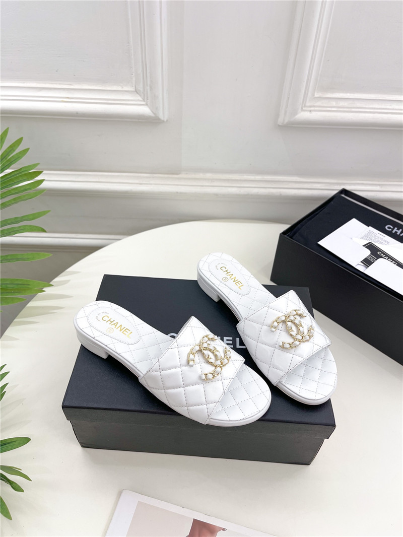Best Replica Chanel counter classic double C buckle slippers - Colareps