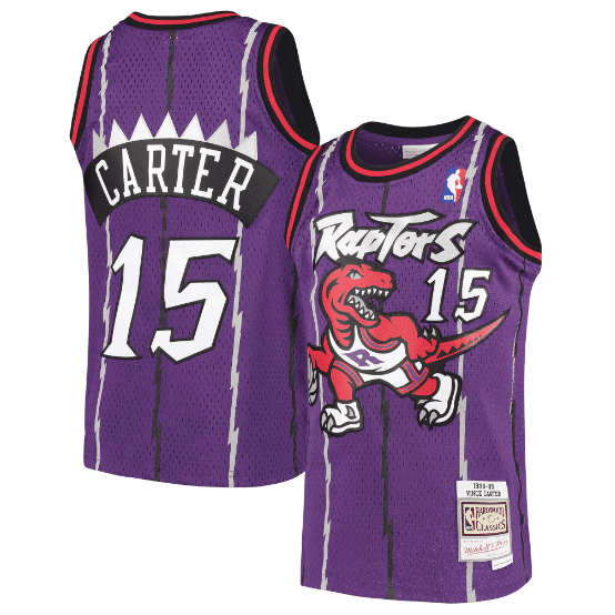 Best Replica VINCE CARTER TORONTO RAPTORS THROWBACK JERSEY - Colareps
