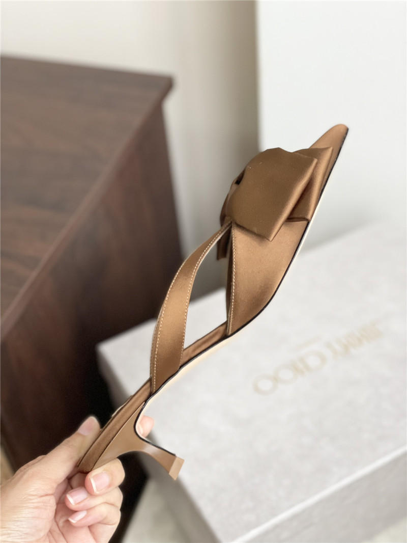 Best Replica jimmy choo bow heels dupe bow-embellished sandals - Colareps