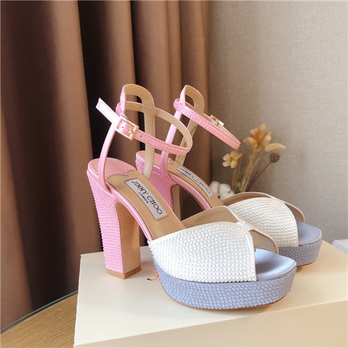 Best Replica jimmy choo pearl  block heels - Colareps