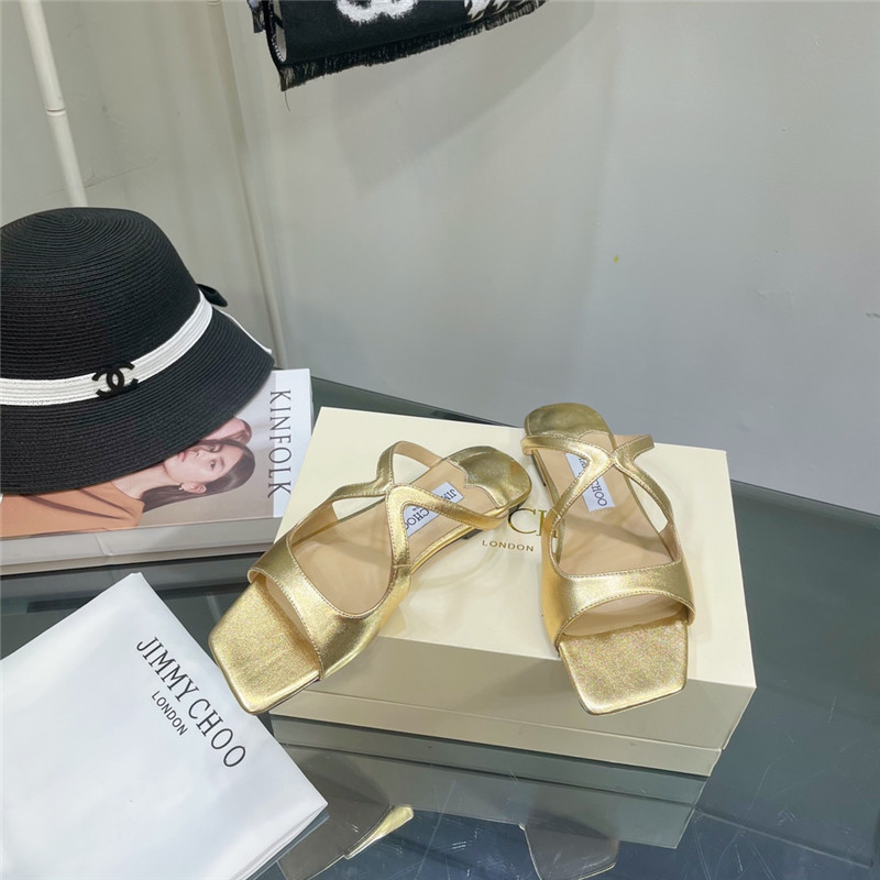 Best Replica jimmy choo pearl flat slippers - Colareps