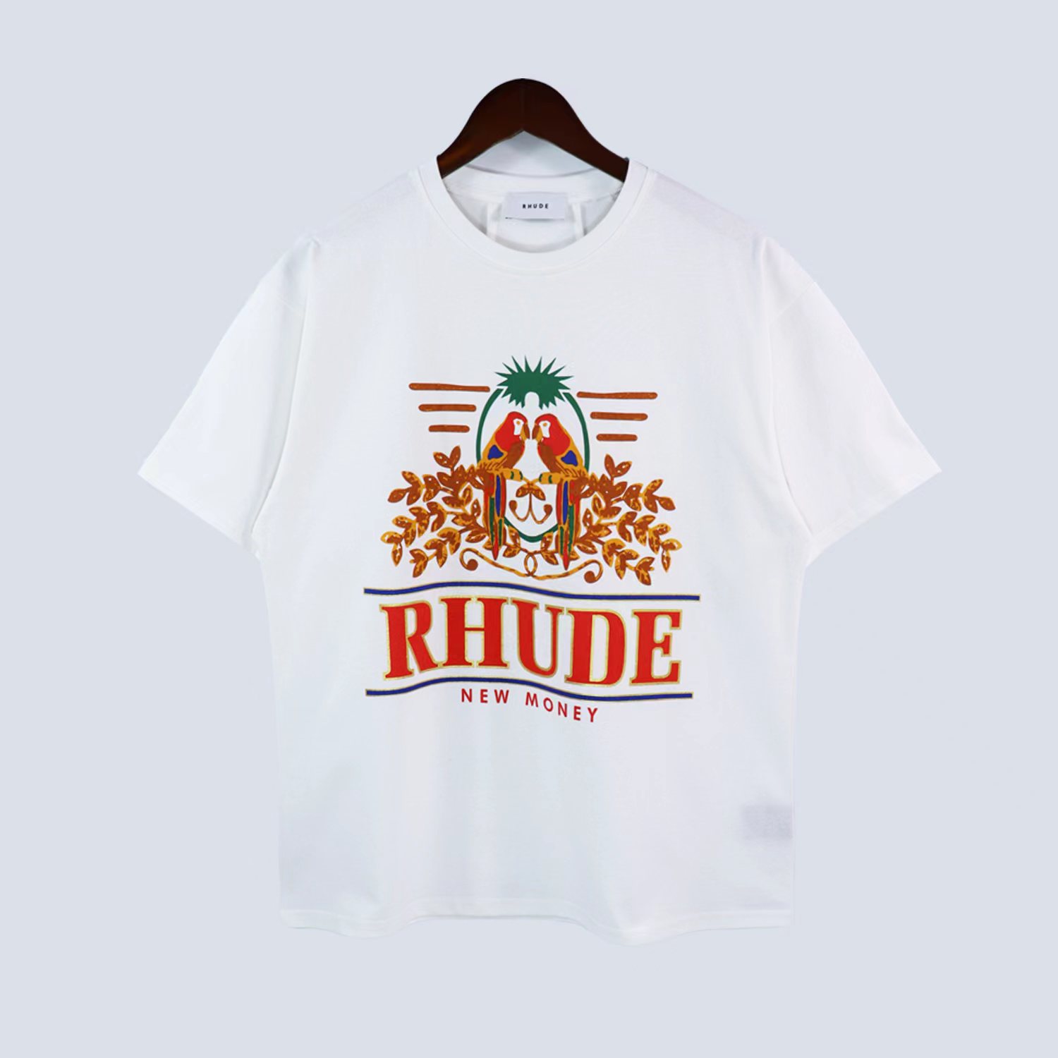 Best Replica Long-tailed parrot print tee - Colareps