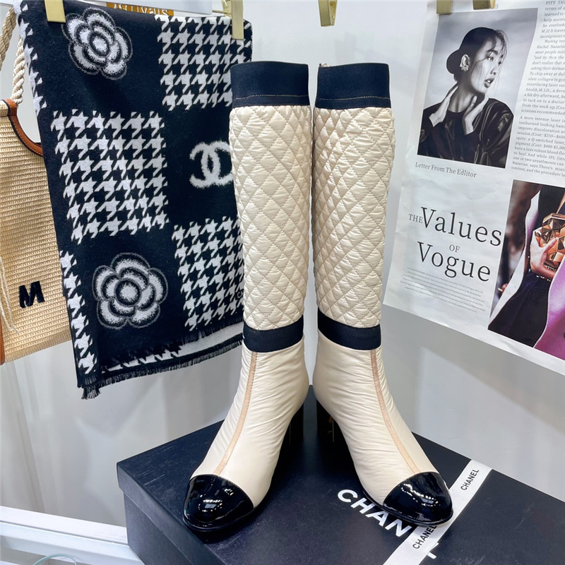 Best Replica chanel down long boots - Colareps