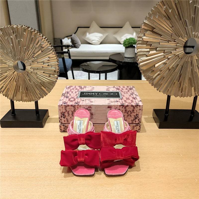 Best Replica jimmy choo bow heels dupe bow crinkle sandals - Colareps