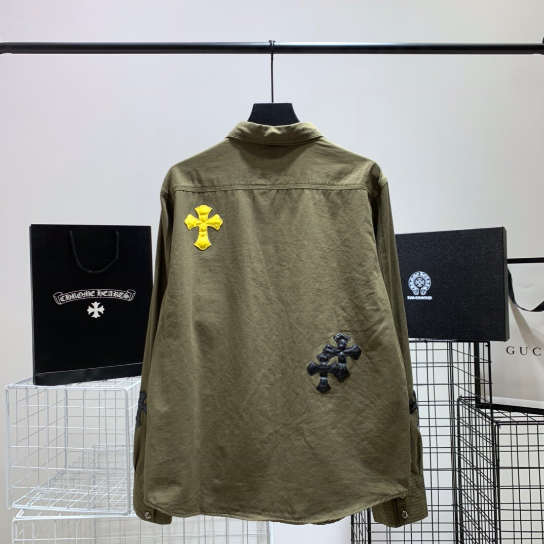 Best Replica Chrome Hearts Long Sleeve Shirt - Colareps