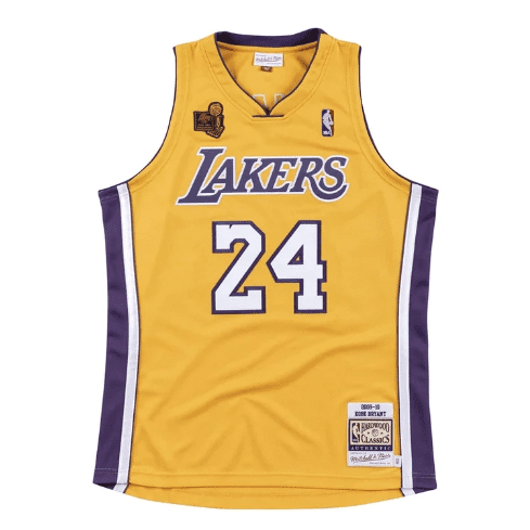 Best Replica KOBE BRYANT #24 LOS ANGELES LAKERS PLAYOFFS THROWBACK JERSEY - Colareps