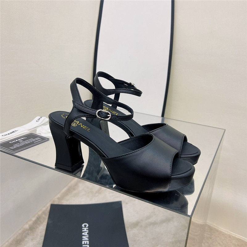 Best Replica chanel platform pumps - Colareps