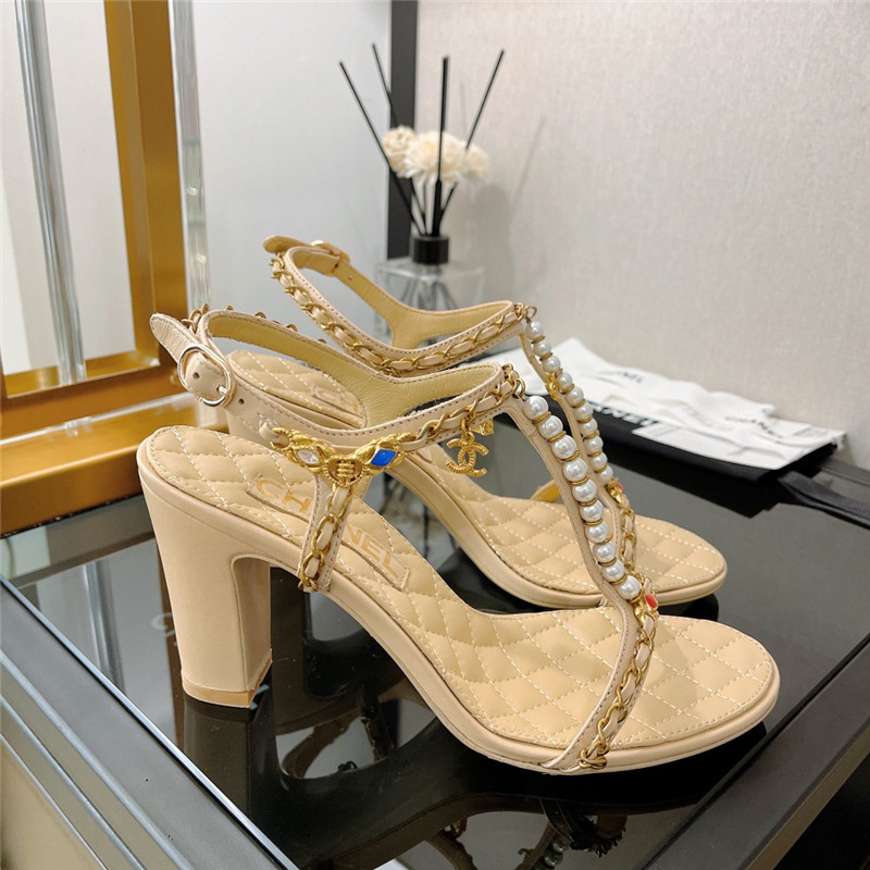 Best Replica chanel high heel sandals womens - Colareps