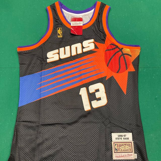 Best Replica STEVE NASH PHOENIX SUNS THROWBACK JERSEY - Colareps