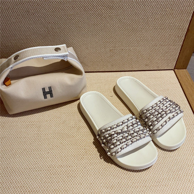 Best Replica chanel chain flip flops - Colareps