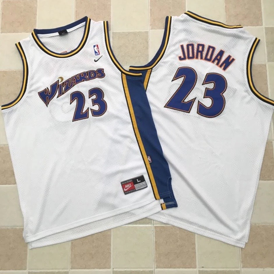 Best Replica MICHAEL JORDAN WASHINGTON WIZARDS THROWBACK JERSEY - Colareps