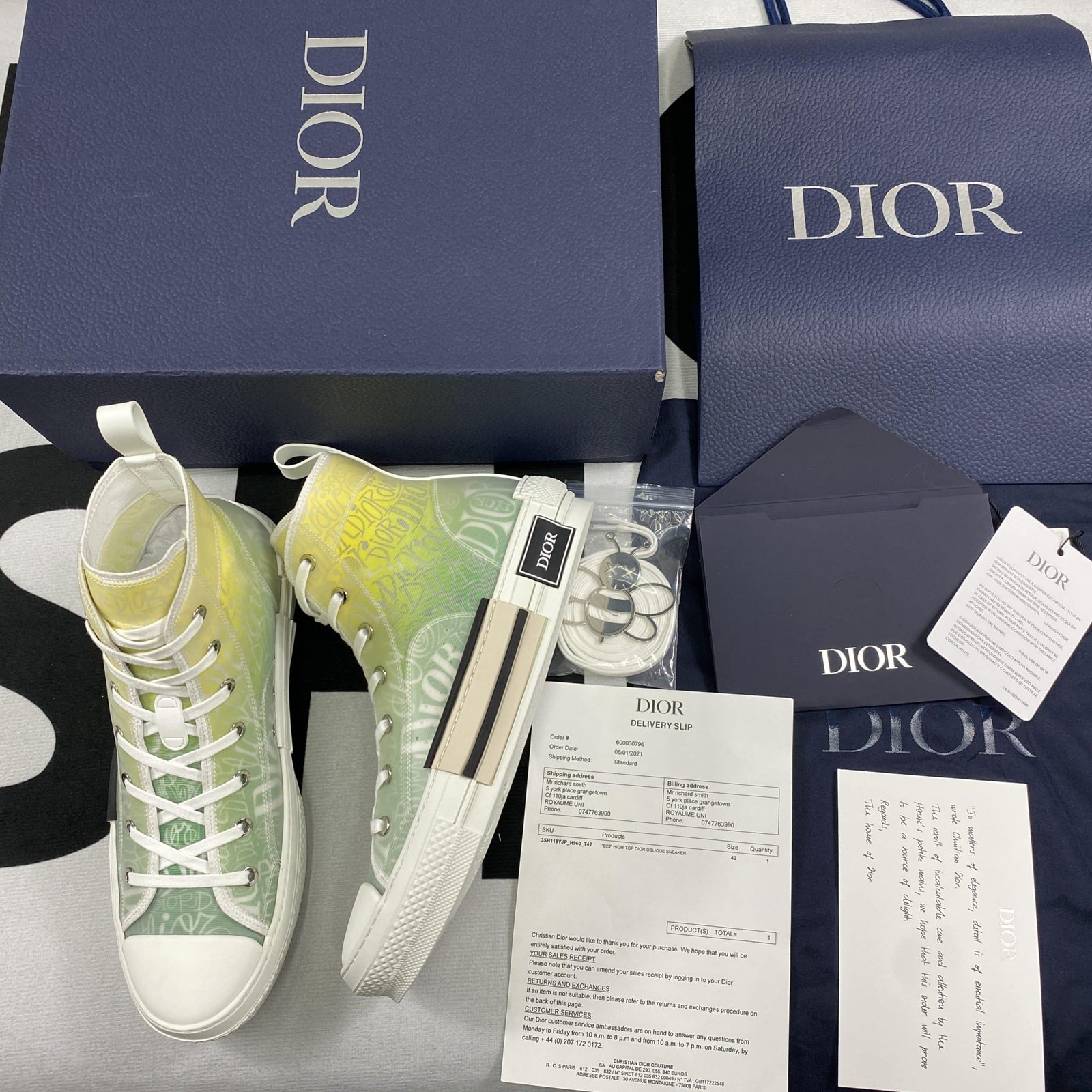Best Replica Dior B23 High Top Sneaker 15 - Colareps