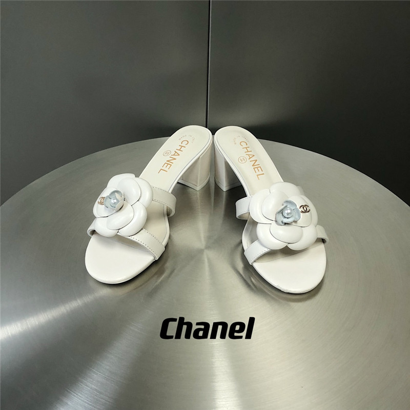 Best Replica chanel camellia slippers sandals - Colareps