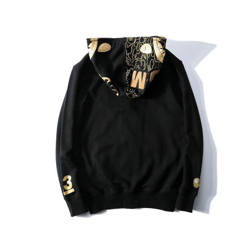 Best Replica Bape Shark Black Hoodie - Colareps