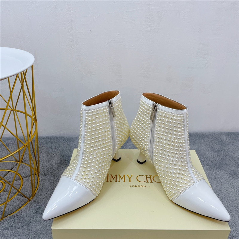 Best Replica jimmy choo pointed drill booties - Colareps