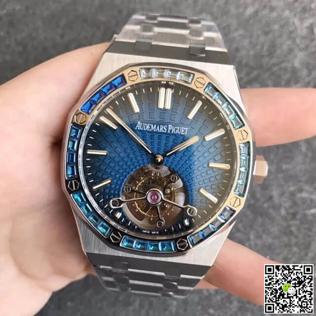 Best Replica Replica Audemars Piguet Royal Oak Tourbillon 26521PT.YY.1220PT.01 1:1 Best Edition R8 Factory Diamond Bezel - Colareps